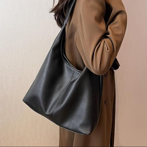 Sac cabas Épure noir, photo détail