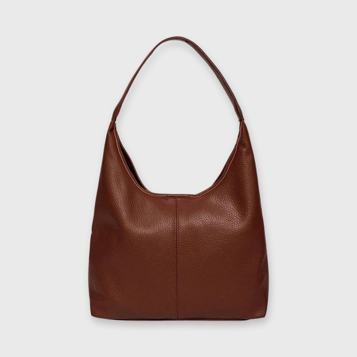 Sac hobo Jolie brun foncé vu de face