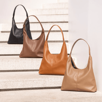 Sac hobo Jolie brun foncé vu de trois quarts