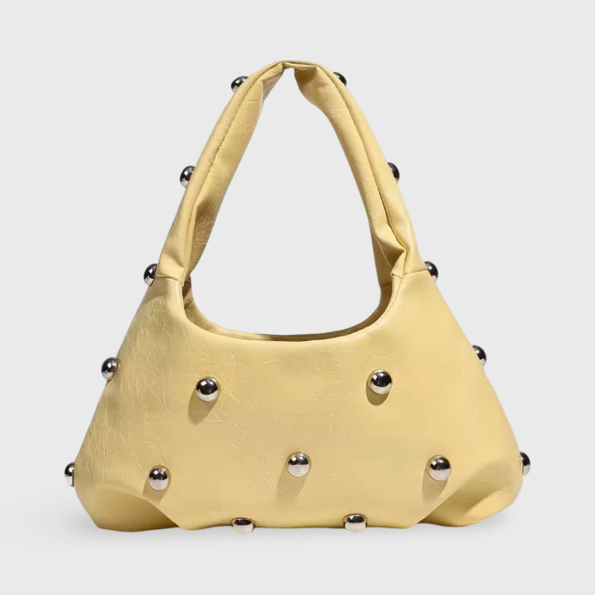Sac porté épaule Joie jaune clair vu de face