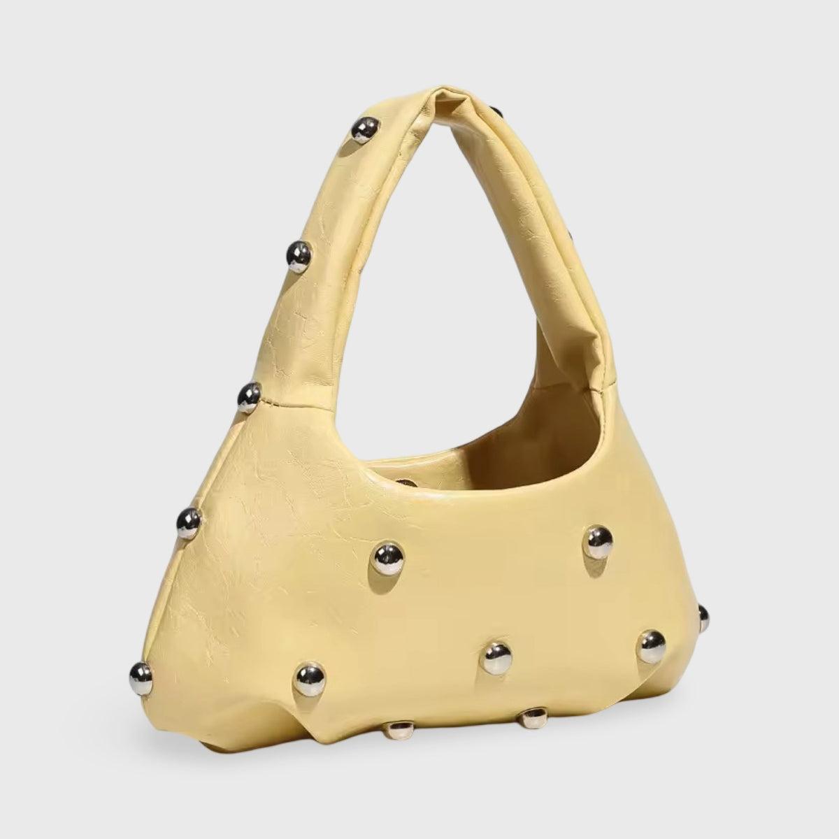 Sac porté épaule Joie jaune clair vu de côté
