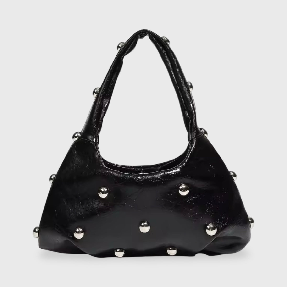 Sac porté épaule Joie noir vu de face