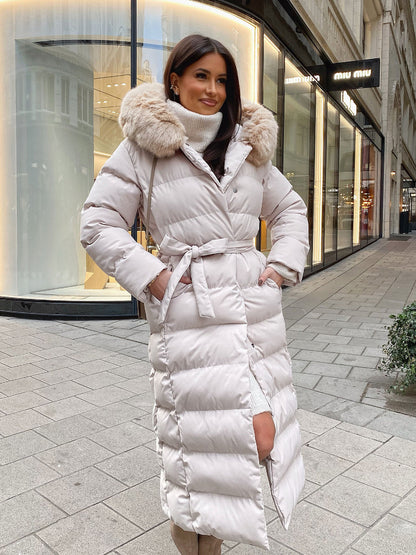 May – parka, kolor beżowy