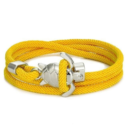 Tortue Marine | Bracelet torsadé avec fermoir tortue – Vue 06