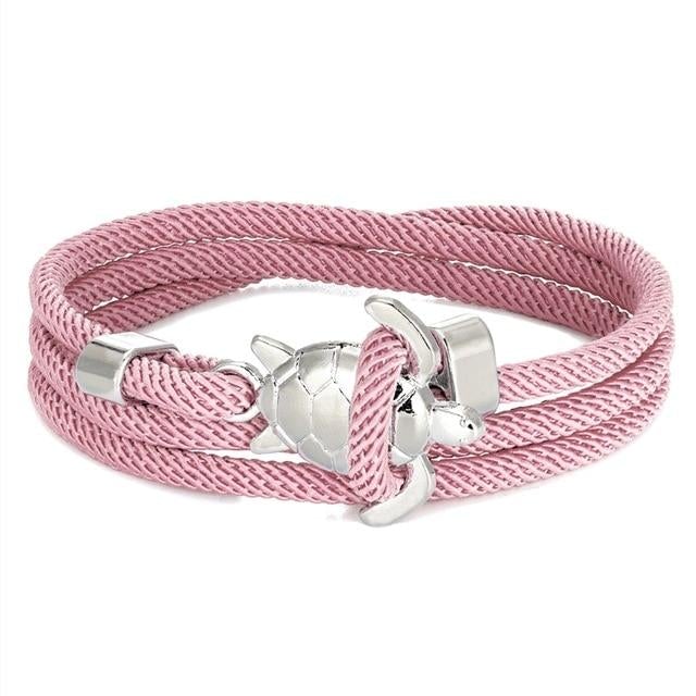 Tortue Marine | Bracelet torsadé avec fermoir tortue – Vue 10