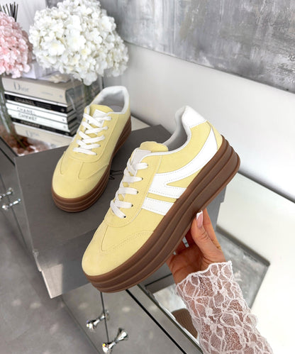 Sneakersy Zante żółte