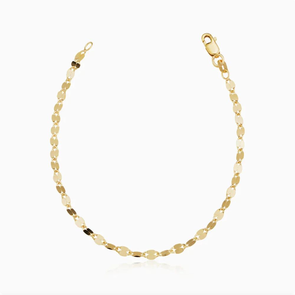 Cabaret | Fin bracelet chaîne doré – Vue 01