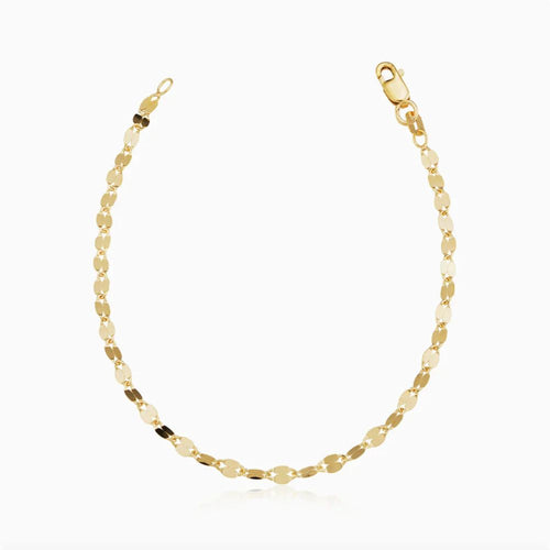 Cabaret | Fin bracelet chaîne doré – Vue 01