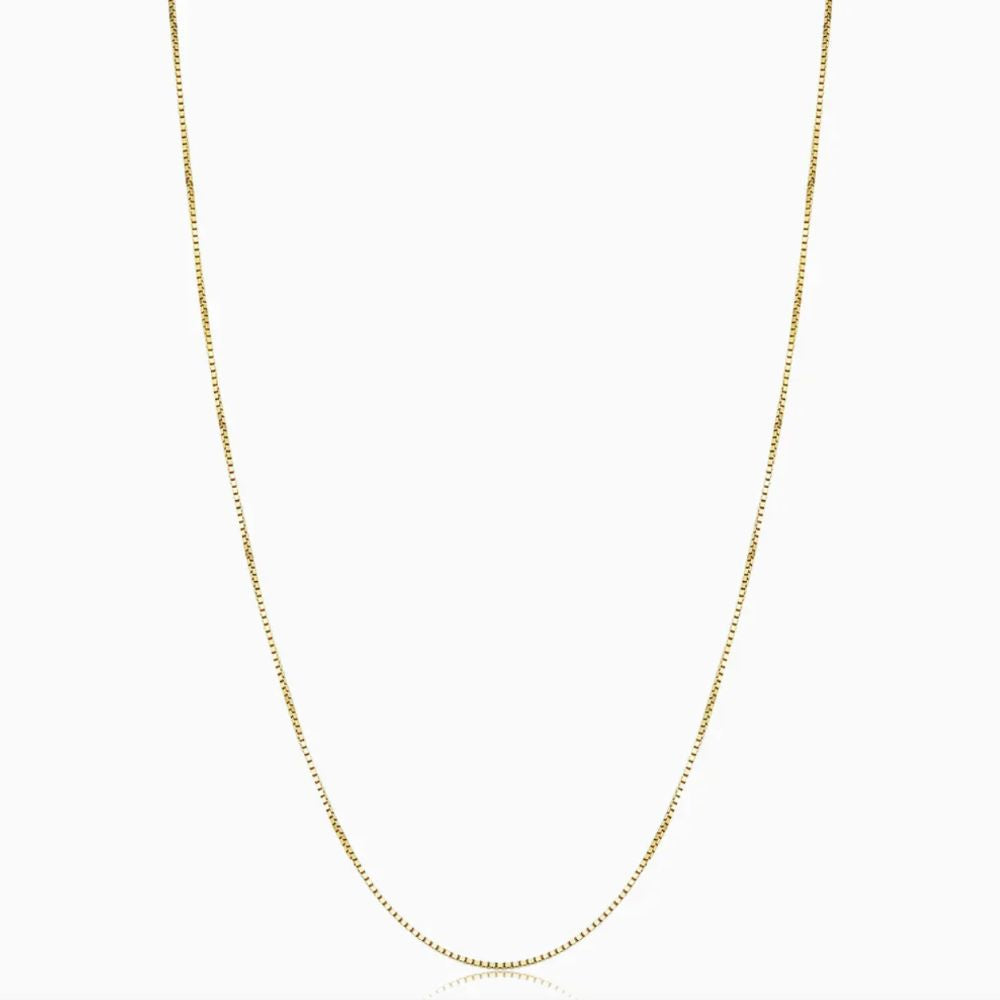 Bérénice | Collier à chaîne carrée – Vue 01