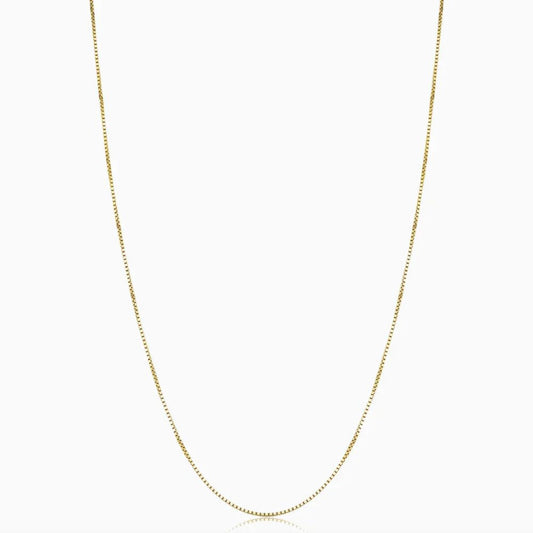 Bérénice | Collier à chaîne carrée – Vue 01