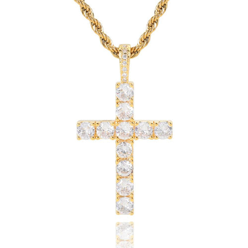 Christine | Collier croix classique – Vue 01