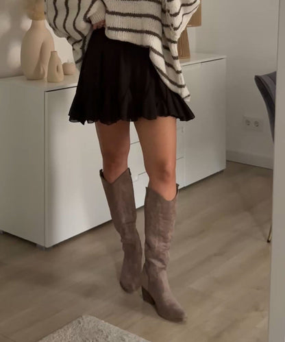 Kozaki kowbojki Selenay taupe