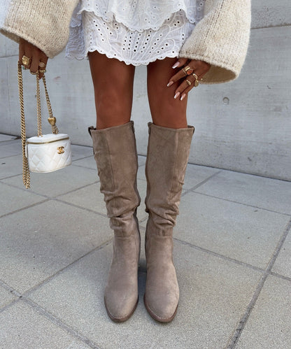 Kozaki Betty taupe