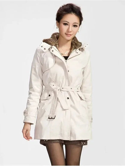 Lena – parka zimowa 3 w 1, kolor beżowy