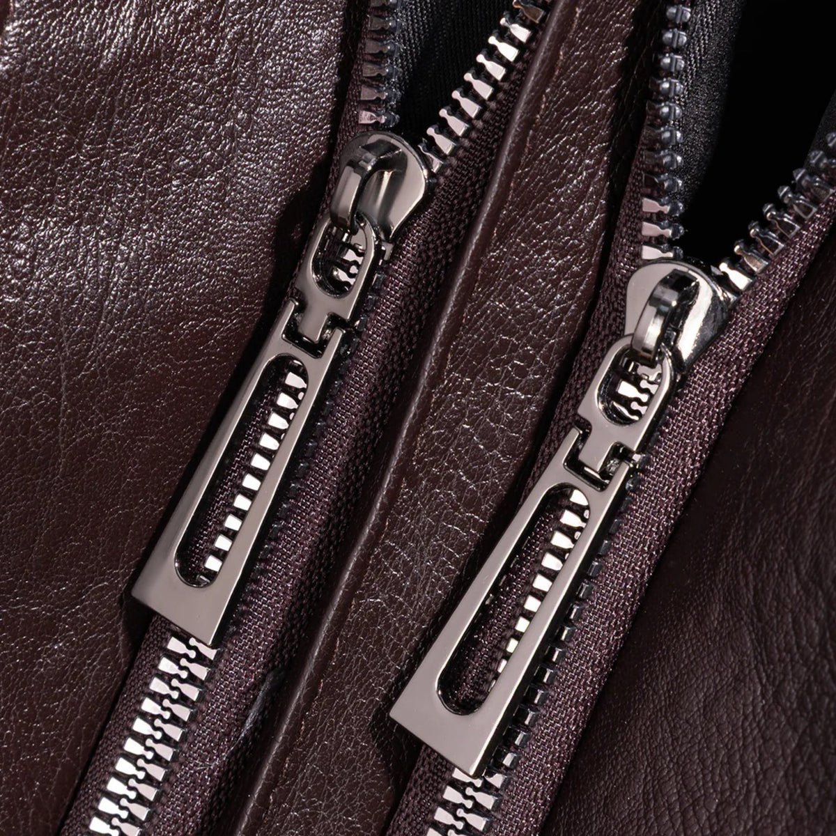 Sac porté épaule Valentine brun foncé vu de trois quarts