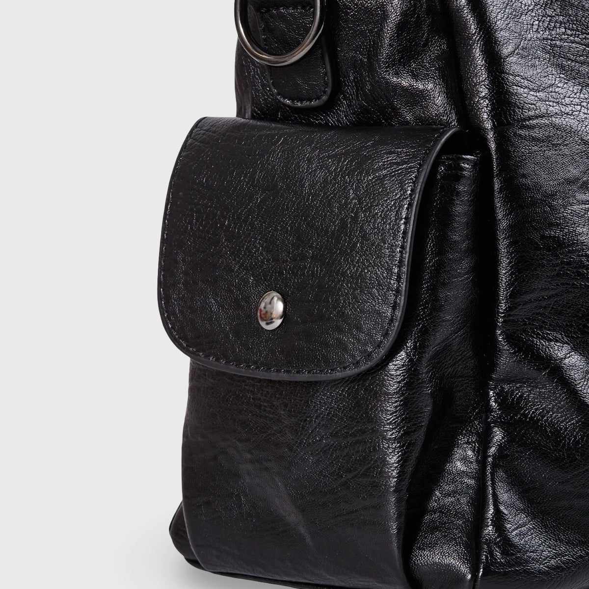 Sac porté épaule Valentine noir, photo détail
