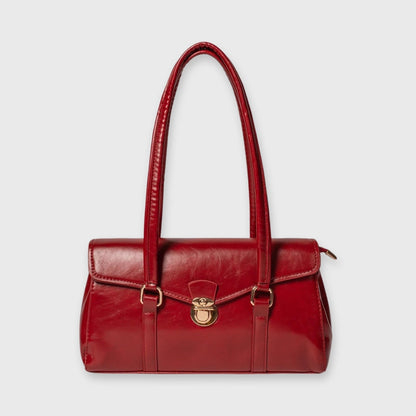 Sac porté épaule Travail Vintage rouge vu de face