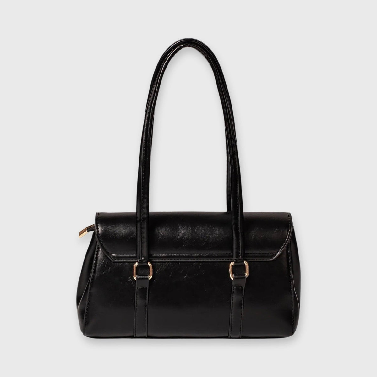 Sac porté épaule Travail Vintage noir, photo détail