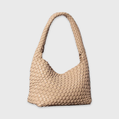 Sac porté épaule Tressé sable, photo détail