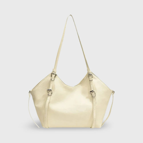 Sac cabas Yara crème vu de face
