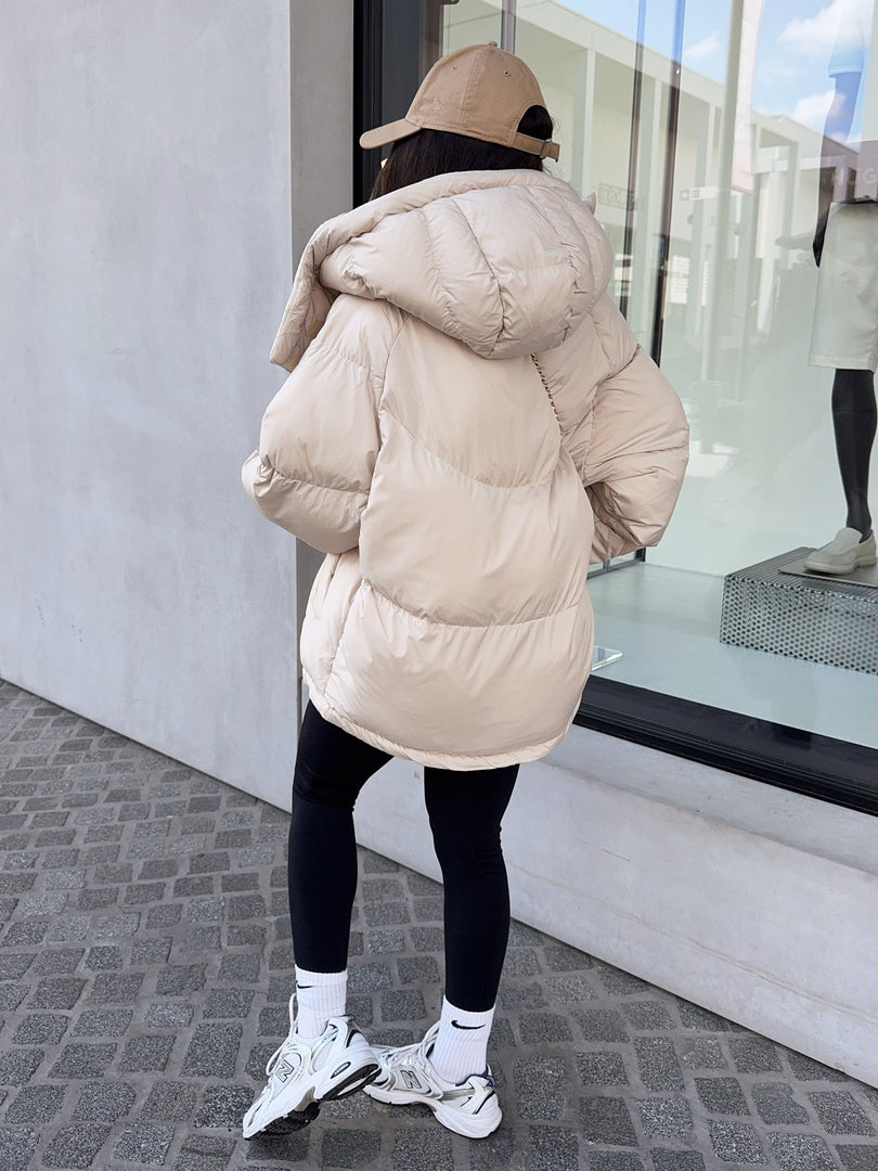 Fina – kurtka pikowana, kolor beżowy